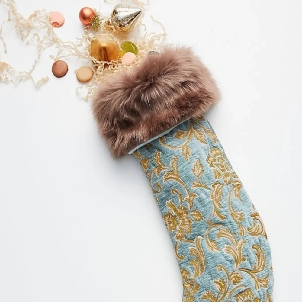 Anthropologie Belle Christmas Stocking